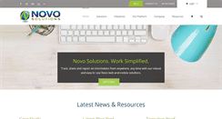 Desktop Screenshot of novosolutions.com